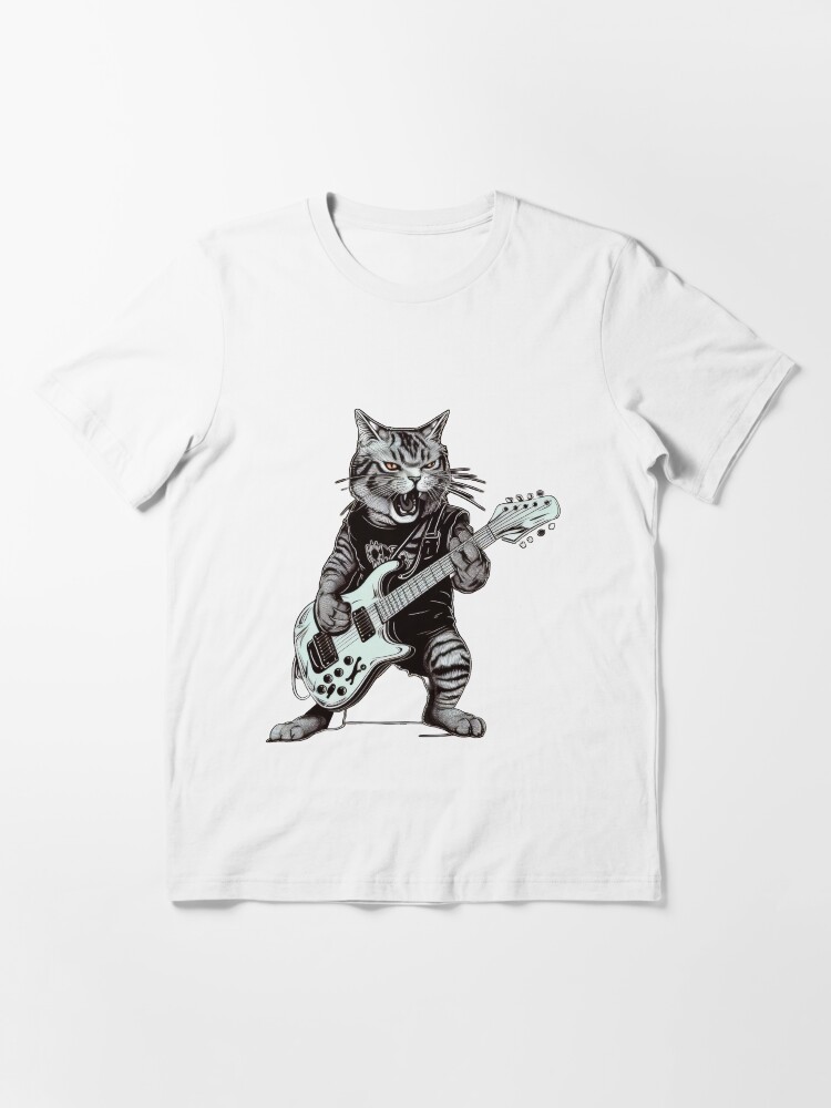 Heavy metal cat shirt hotsell