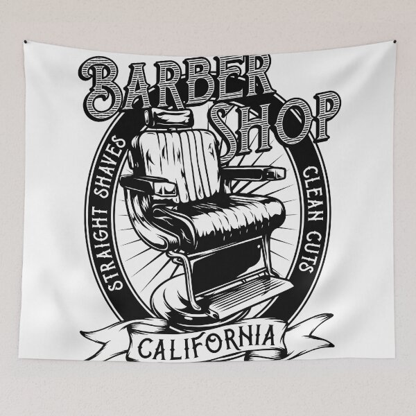 Item preview, barbershop designed and sold by BGSMBOUTIQUE.