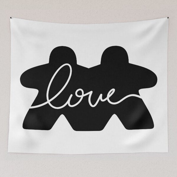Item preview, Love Board Game Couple Meeples designed and sold by BeamGeeks.