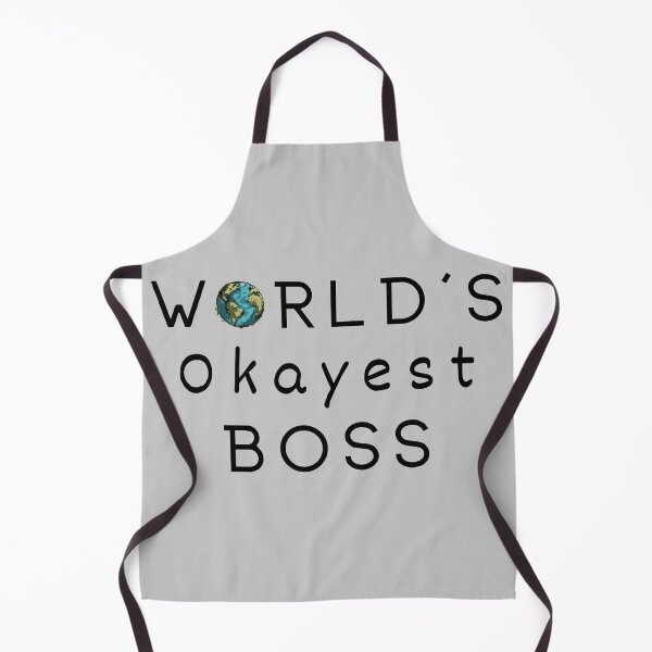 Item preview, World's Okayest Boss designed and sold by NuCrescentApp.