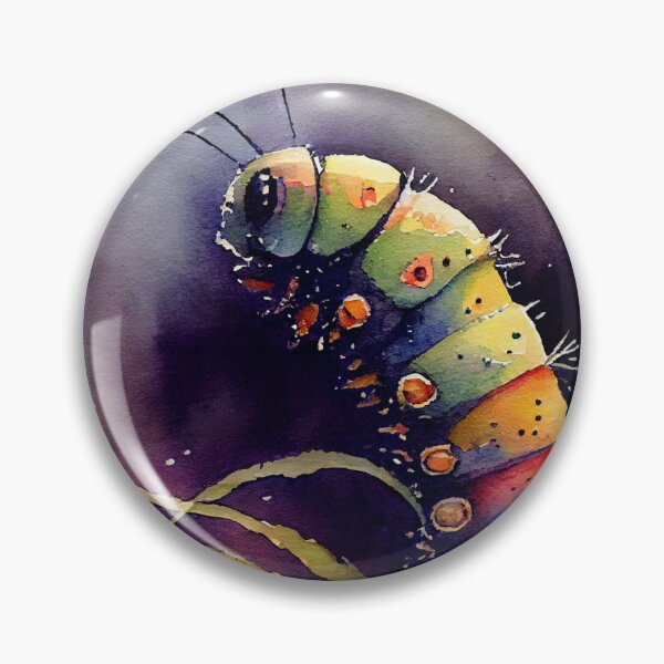 Artikelvorschau, Caterpillar-Aquarellkunst entworfen und verkauft von JBJart.