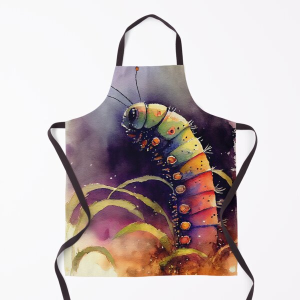 Item preview, Caterpillar watercolor art designed and sold by JBJart.