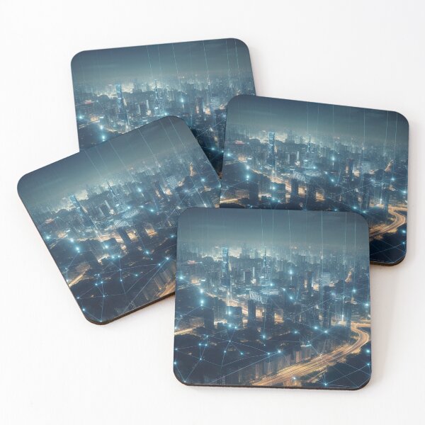 Item preview, AI Cities: The Future of Urban Life designed and sold by PrintCove.