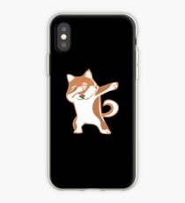 Vinilo o funda para iPhone Divertido Dab Dance Shiba Inu Lindo Dabbing regalo