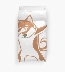 Funny Dab Dance Shiba Inu Cute Dabbing Gift Duvet Cover
