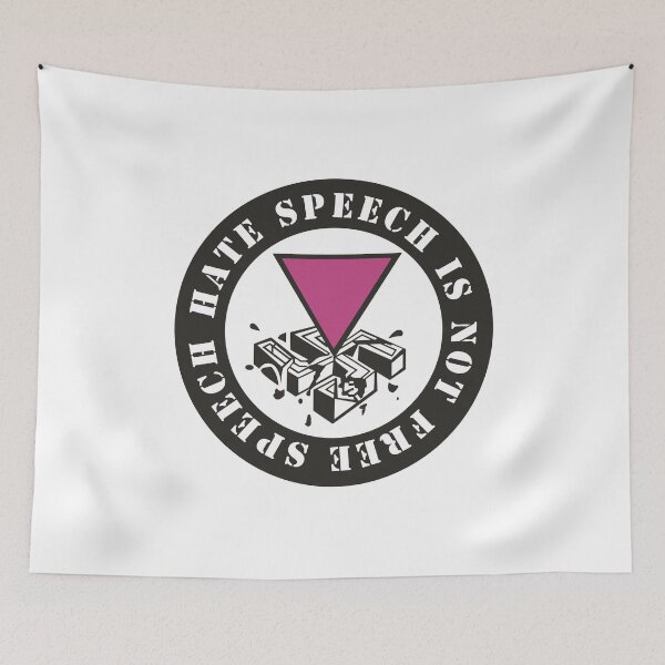 Item preview, Hate speech is not free speech designed and sold by remerasnerdas.