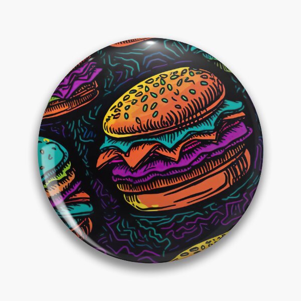 Item preview, Blacklight Cheeseburgers designed and sold by Matt's Artificial Nature.