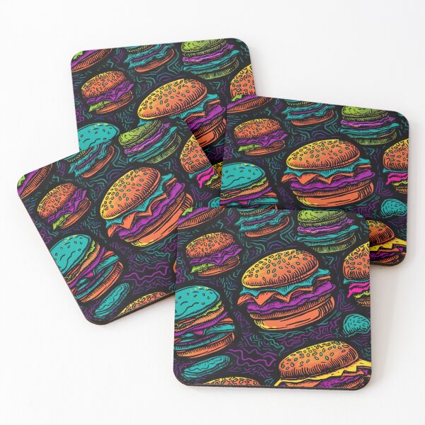 Item preview, Blacklight Cheeseburgers designed and sold by Matt's Artificial Nature.