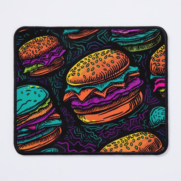 Item preview, Blacklight Cheeseburgers designed and sold by Matt's Artificial Nature.