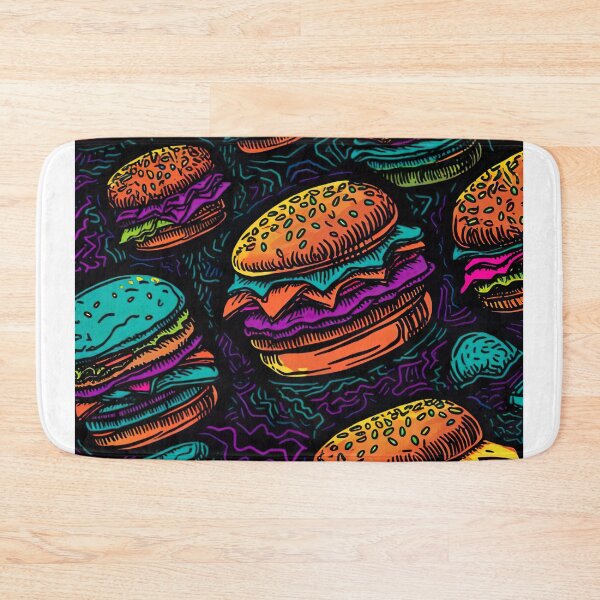 Item preview, Blacklight Cheeseburgers designed and sold by Matt's Artificial Nature.