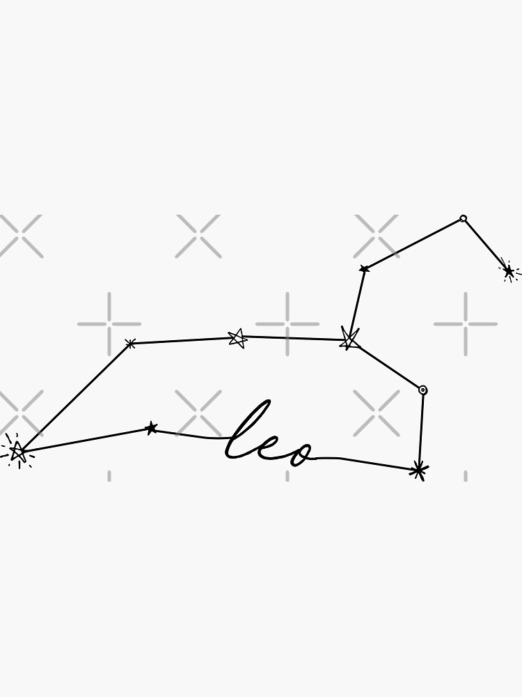 Leo Constellation Zodiac Doodle by aterkaderk