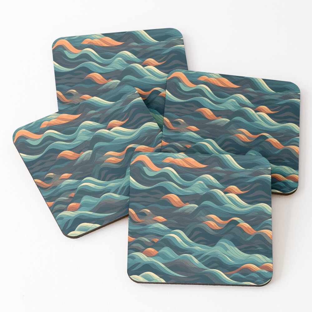Item preview, Coasters (Set of 4) designed and sold by InkVibe.