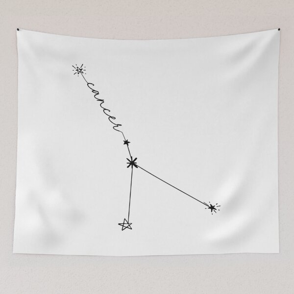 Item preview, Cancer Zodiac Constellation Drawing Sticker designed and sold by aterkaderk.