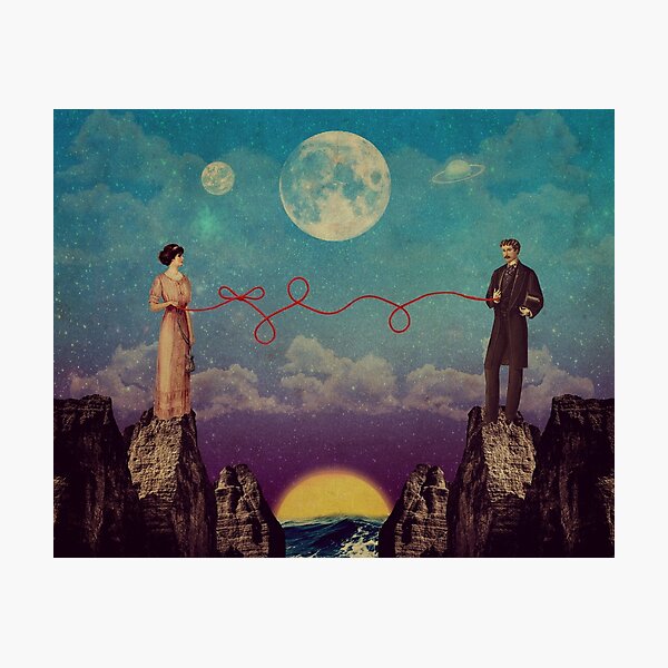 The Red Thread of Fate Photographic Print