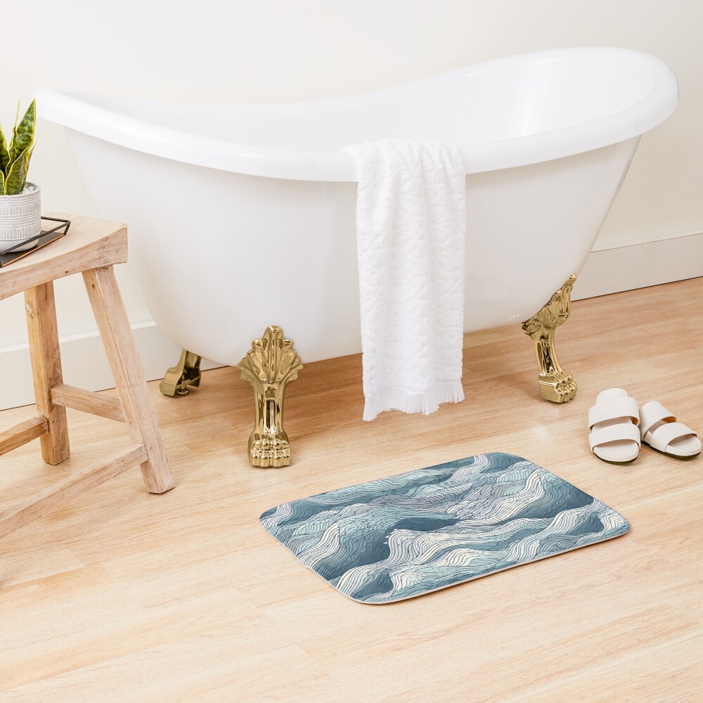 Item preview, Bath Mat designed and sold by InkVibe.