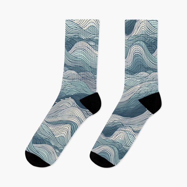 Item preview, Waves Pattern designed and sold by InkVibe.