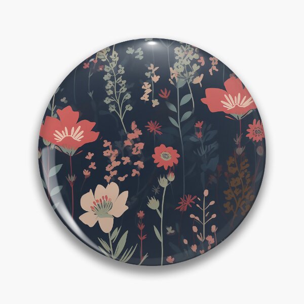 Item preview, Vintage flowers black designed and sold by PolarInk.