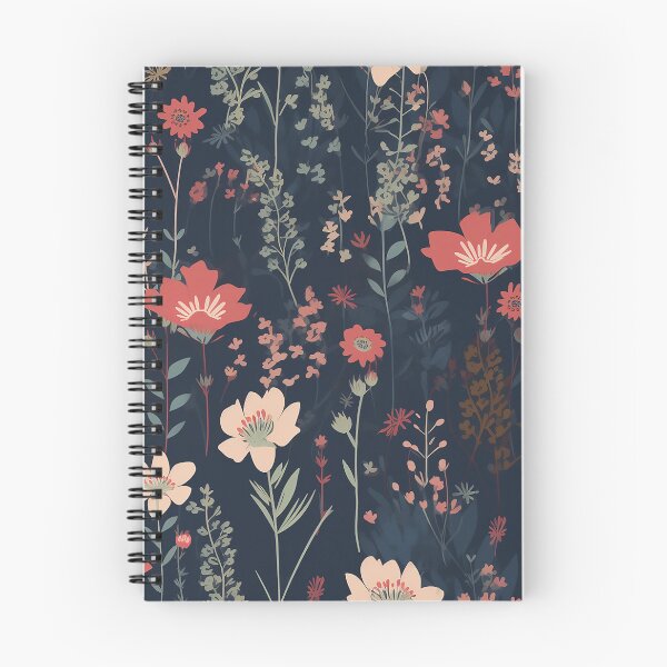 Item preview, Vintage flowers black designed and sold by PolarInk.