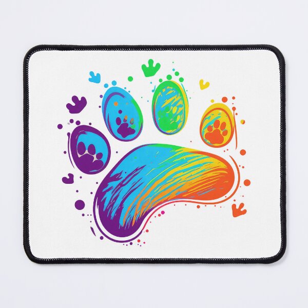 Item preview, Rainbow Paw splash digital art designed and sold by fr4nk87.