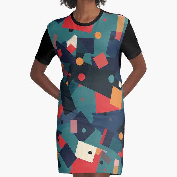 Aperçu de l'œuvre Squared Illusion : motif d'art abstrait inspiré par Kazimir Malevitch créée et vendue par TopArtsy.