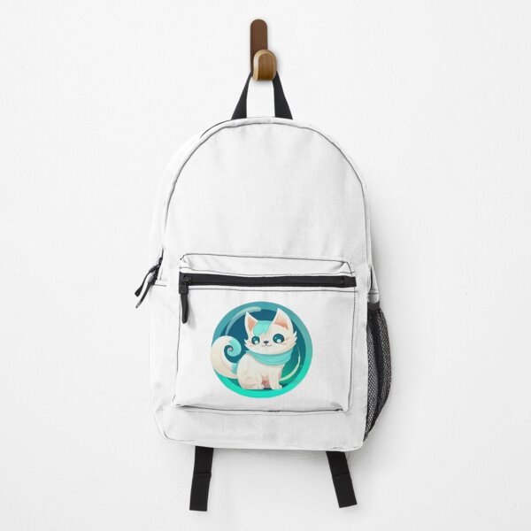 Item preview, white kitten with helix-shaped tail designed and sold by Len-adeu.