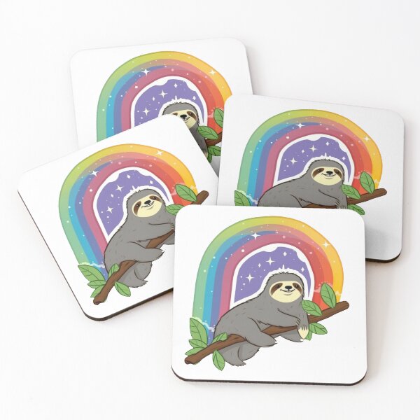 Item preview, Happy Sloth With Rainbow  designed and sold by BestsellerCom.