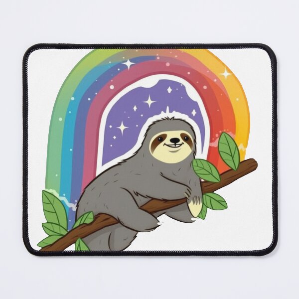 Item preview, Happy Sloth With Rainbow designed and sold by BestsellerCom.