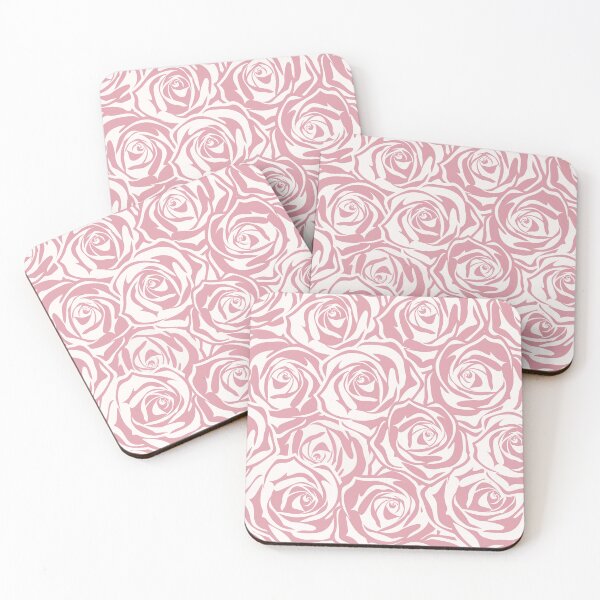 Item preview, Floral pattern with pink roses designed and sold by Naddya.