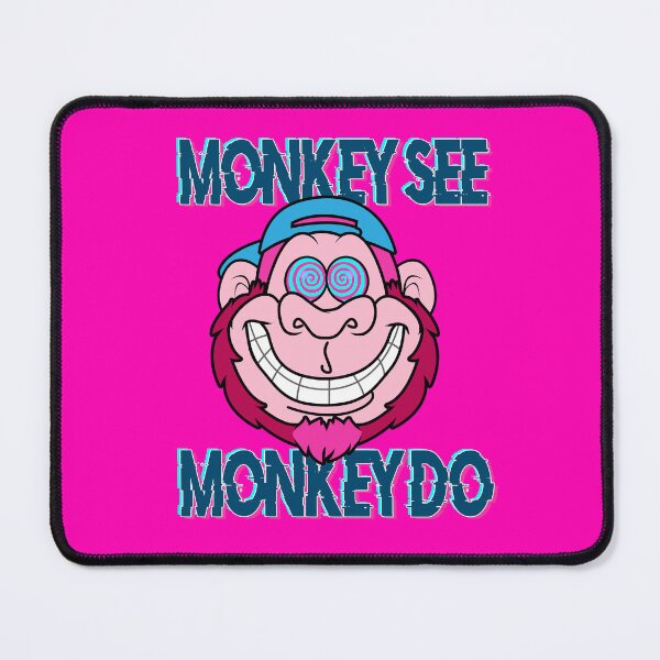 Item preview, Monkey See, Monkey Do - Pink designed and sold by RoyalBearTees.