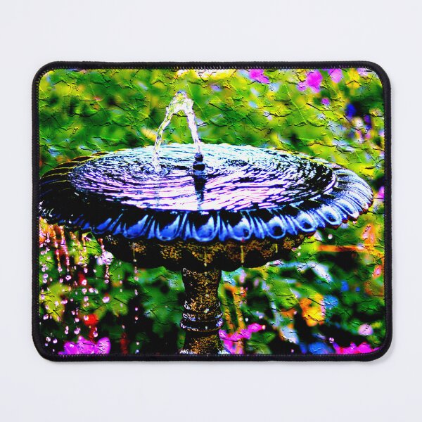 Item preview, Water Fountain Within Colorful Floral designed and sold by BostonArcImage.