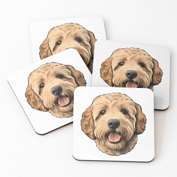 Item preview, Cute Goldendoodle designed and sold by FluffyCute.
