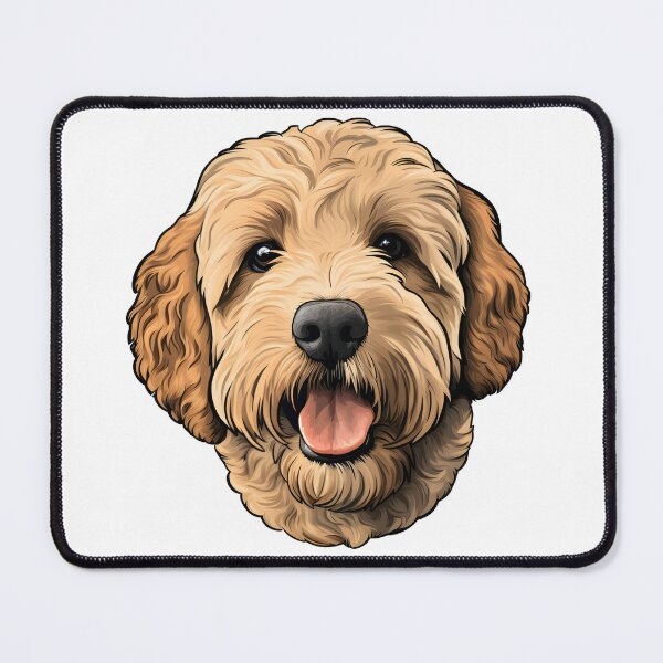 Item preview, Cute Goldendoodle designed and sold by FluffyCute.