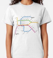 NUMTOT Network Map Classic T-Shirt