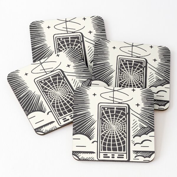 Item preview, Cell Phone Age Tarot Card designed and sold by mind-melt-er.
