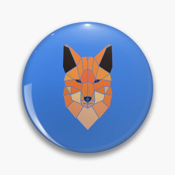 Item preview, Geometric Orange Fox Head designed and sold by TheCatmeow2000.