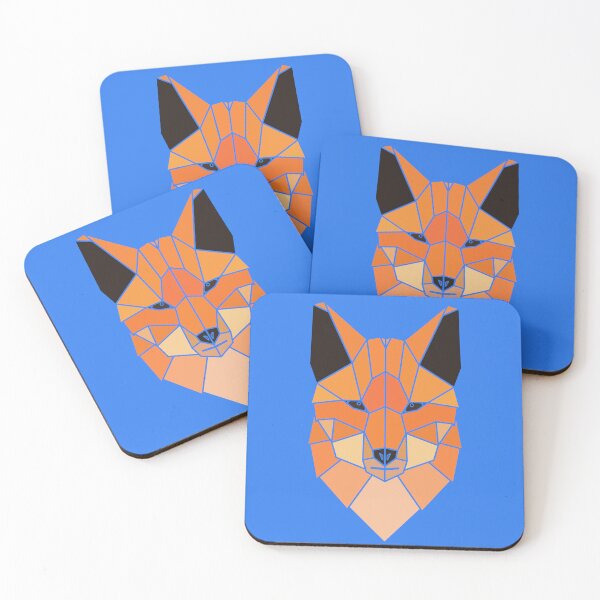 Item preview, Geometric Orange Fox Head designed and sold by TheCatmeow2000.