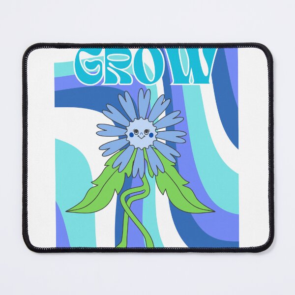 Item preview, "GROW" blue print designed and sold by beccamb.