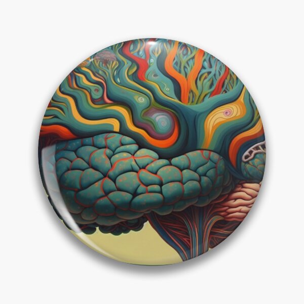 Item preview, Brain Tree Art Surrealism designed and sold by mind-melt-er.