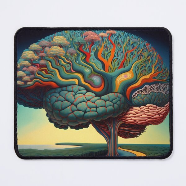 Item preview, Brain Tree Art Surrealism designed and sold by mind-melt-er.