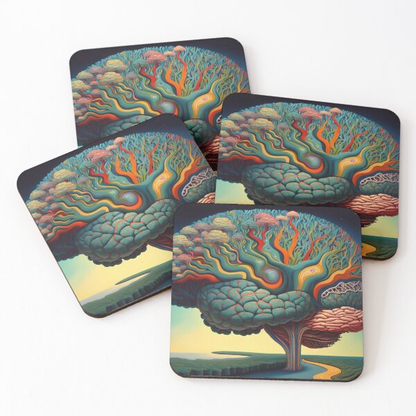 Item preview, Brain Tree Art Surrealism designed and sold by mind-melt-er.