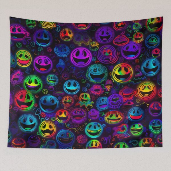 Item preview, Blacklight Smiling Faces designed and sold by Matt's Artificial Nature.