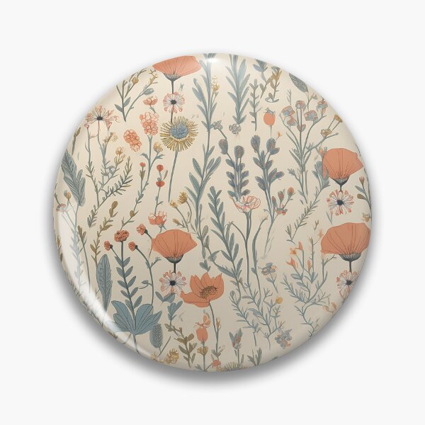 Item preview, Vintage flower pattern designed and sold by PolarInk.
