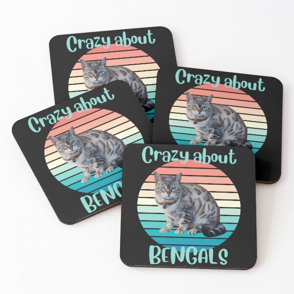 Item preview, Crazy About Love Bengal Cats designed and sold by BluePlanetMerch.