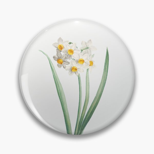 Item preview, Vintage Narcissus Flower Illustration by Pierre-Joseph Redouté designed and sold by Pretty  Pixel.