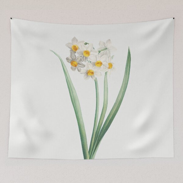 Item preview, Vintage Narcissus Flower Illustration by Pierre-Joseph Redouté designed and sold by Pretty  Pixel.