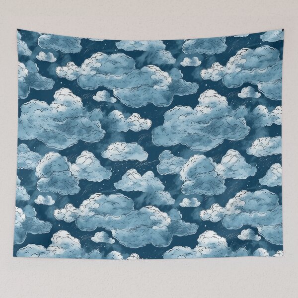 Item preview, Clouds Pattern designed and sold by RooArtistry.