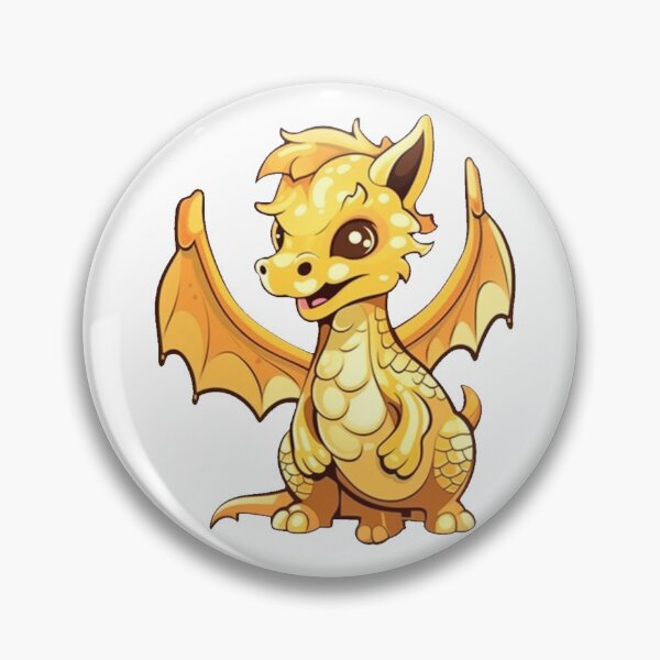 Artikelvorschau, Cute Scaly Gold Dragon entworfen und verkauft von PTiger.