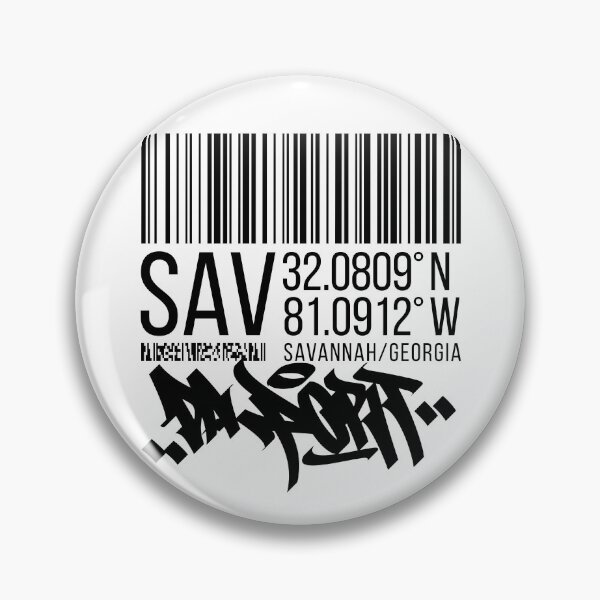 Item preview, Savannah, GA (black) designed and sold by ICYMI-DZNS.