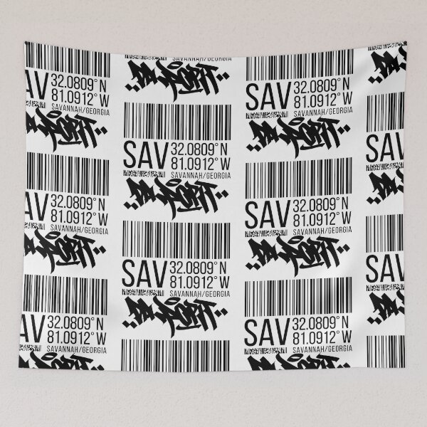 Item preview, Savannah, GA (black) designed and sold by ICYMI-DZNS.