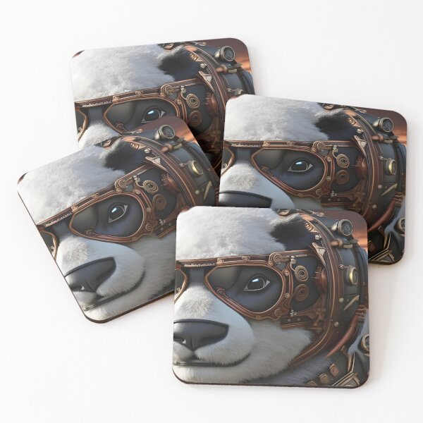 Item preview, Steampunk armored panda designed and sold by ArboreSciences.